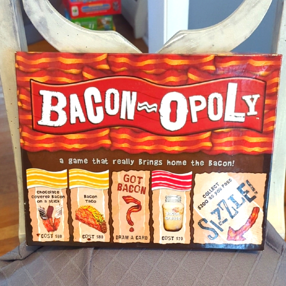 Bacon-Opoly Board Game